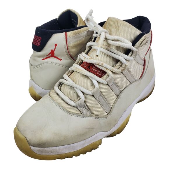 NIKE AIR JORDAN 11 RETRO 2018 Mens Size 12 PLATINUM TINT Sneaker 378037-016 main image 11